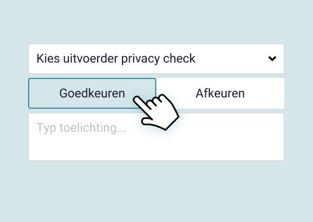 Privacy Check venster